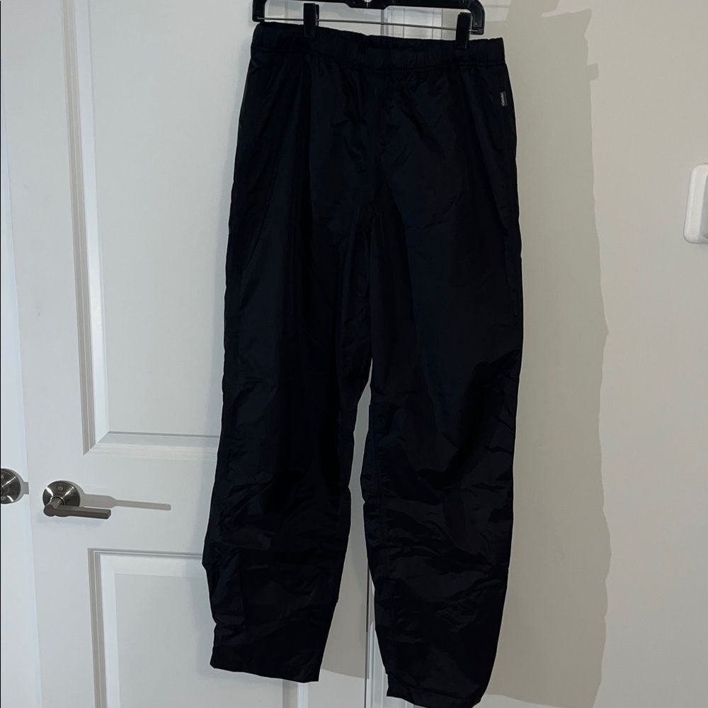 Cabelaโs BlackโPullover Mesh lined waterproof Velcro cuff Trousers pants M 4MDST
